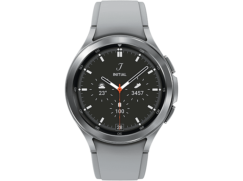 Smartwatch - Samsung SM-R890NZSADBT, 45,5 mm, Acero inoxidable, Plata