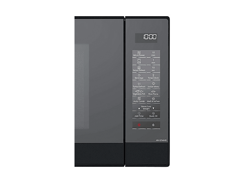 Microondas libre instalación - Panasonic NN-GT46KB, 1000 W, 7 potencia, 31 l, Negro