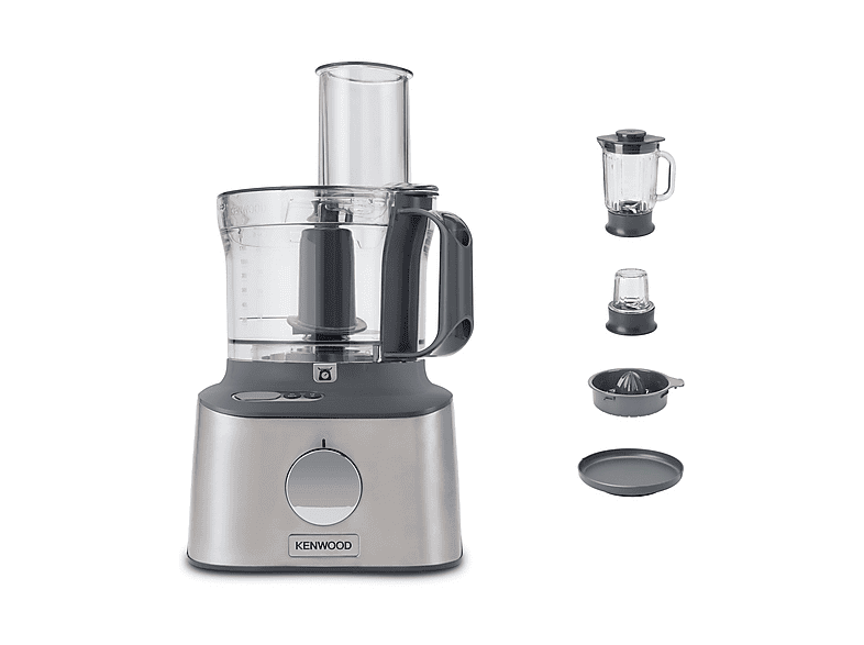 Procesador de alimentos - Kenwood FDM313S, 800 W, 2,1 l, Plata
