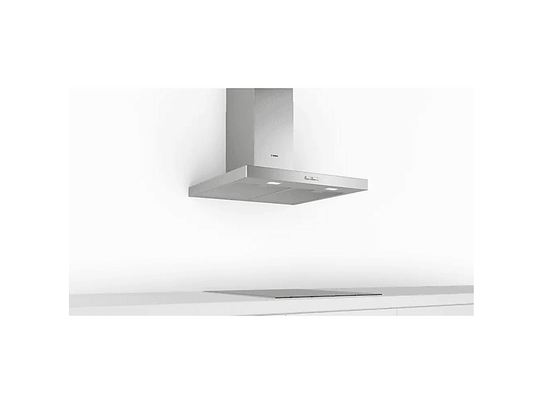 Campana decorativa - Bosch DWB76BC50, 3 velocidades, 590 m³/h, 750 mm, Inox