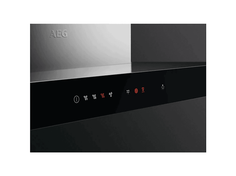 Campana decorativa - AEG DIE5961HG, 3 velocidades, 700 m³/h, 898 mm, Inox