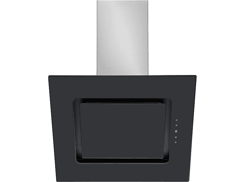 Campana decorativa - Respekta CH 99040-60S, 3 velocidades, 621,3 m³/h, 60 cm, Negro/Acero inoxidable