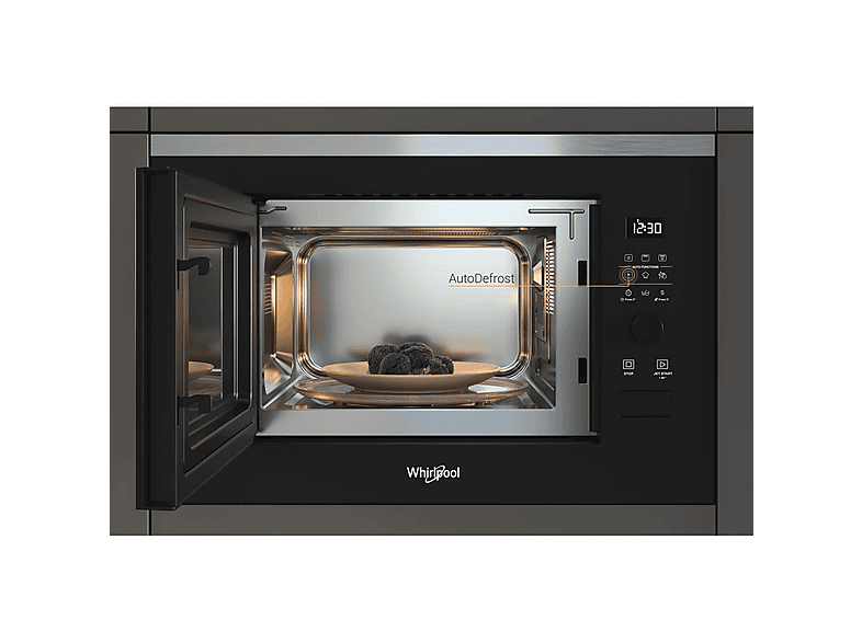 Microondas - Whirlpool WMF250G, 900 W, 7 potencia, 25 l, Negro