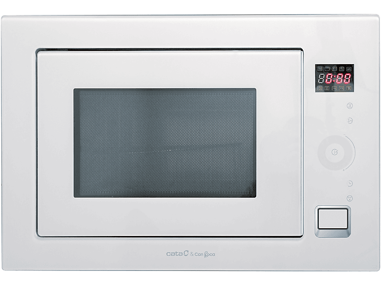 Microondas - Cata 07510000 MC 25 GTCWH, 1 kW, 5 potencia, 25 l, Blanco