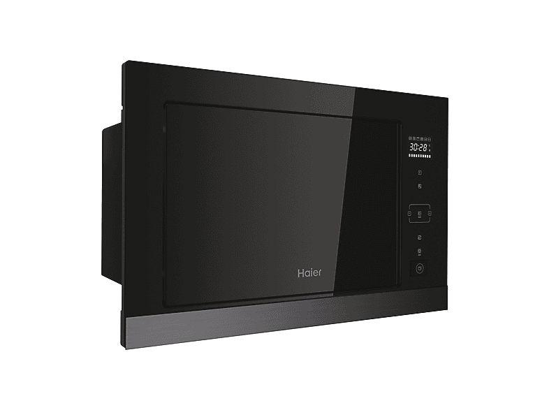 Microondas - Haier HOR38G5FT, 900 W, 5 potencia, 28 l, Negro