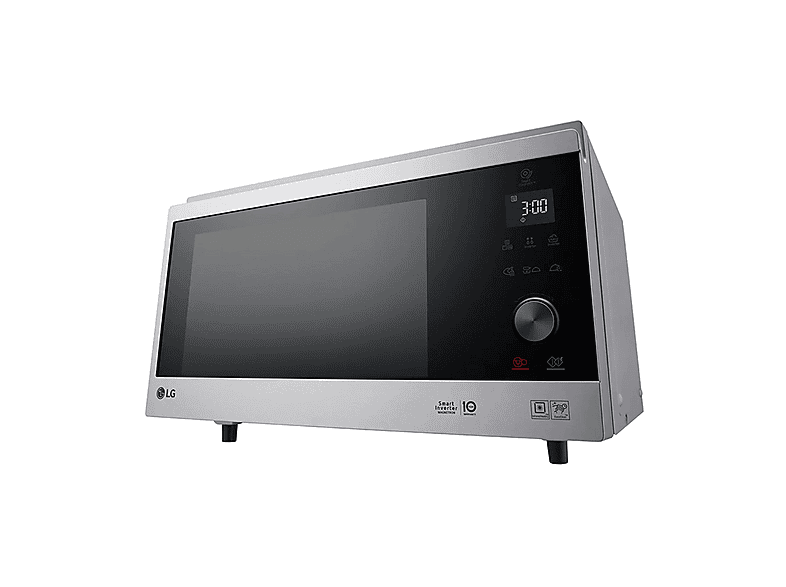 Microondas - LG MJ3965ACS, 1 kW, 5 potencia, 39 l, Acero Inox