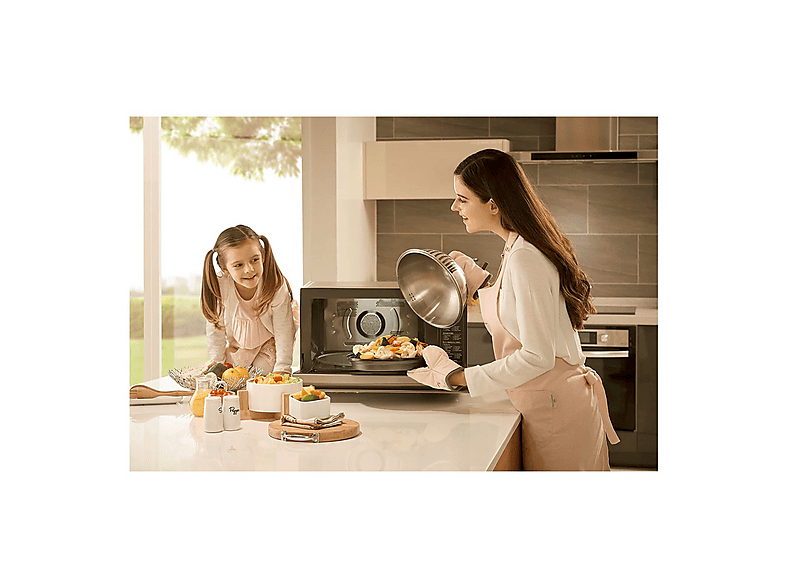 Microondas - LG MJ3965ACS, 1 kW, 5 potencia, 39 l, Acero Inox