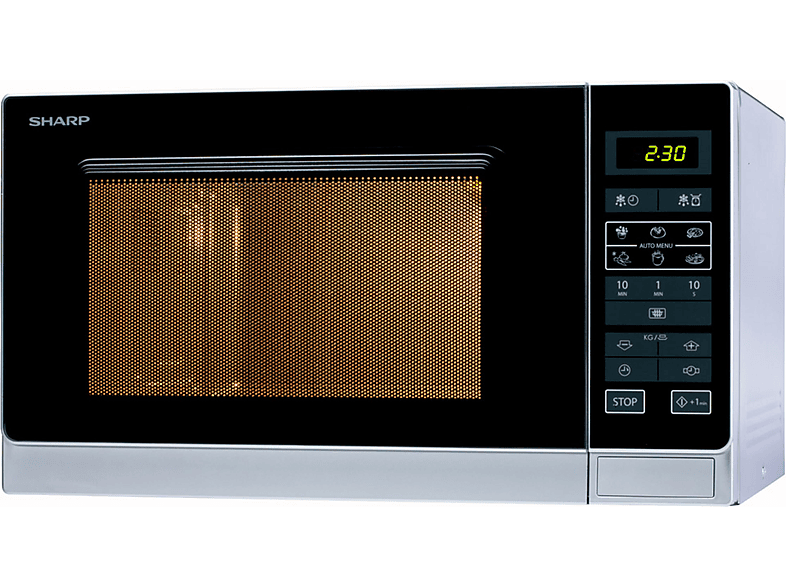 Microondas libre instalación - Sharp 4974019744353, 900 W, 25 l, Blanco