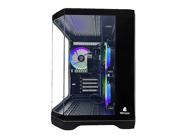 PC Gaming - Nitropc Pack Avanzado, AMD Ryzen 5 3400G (4 núcleos, 8 hilos | 3,70 GHz hasta 4,2 GHz), Monitor 24" 165Hz IPS, 16 GB RAM, 480 GB SSD