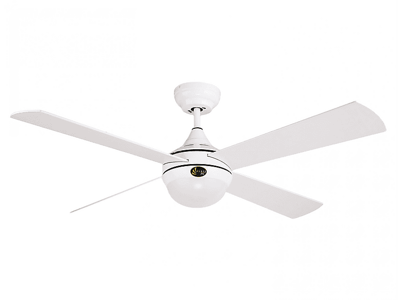 Ventilador de techo - Klassfan RIAICA, 40 W, 6 velocidades, Blanco