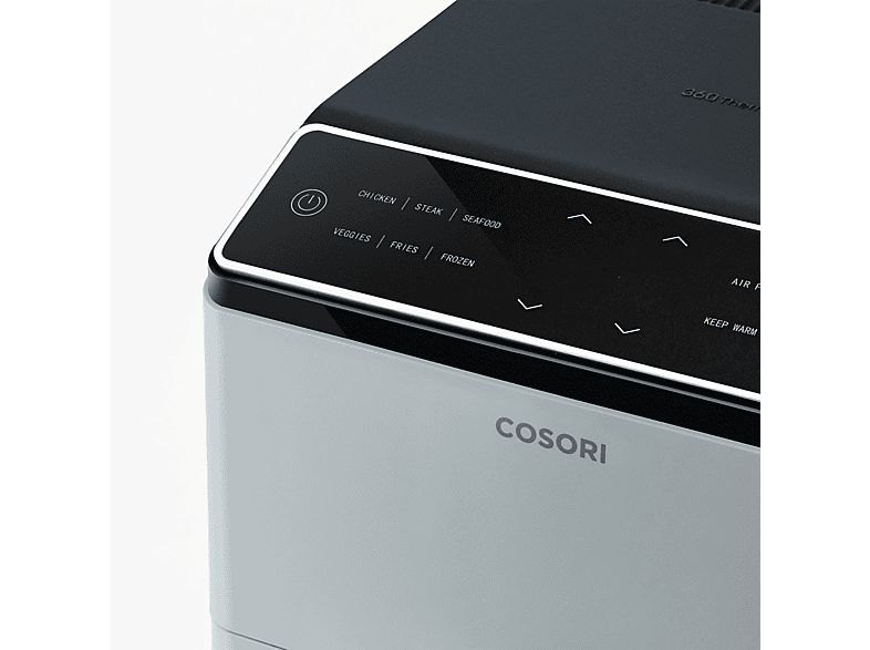 Freidora de aire - Cosori KOSP0015EUN DUAL BLAZE CHEF GRIS., 1700 W, 6,4 l