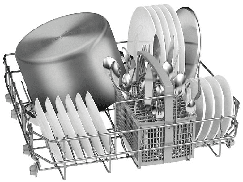 Lavavajillas libre instalación 60 cm - Bosch SMS25AW05E, 12 servicios, 5 programas, 600 mm