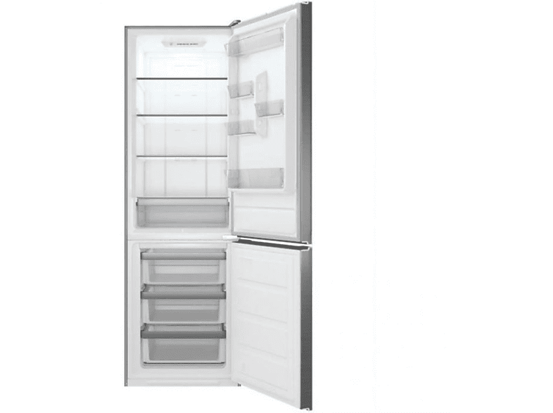 Frigorífico combi - Teka 113420000 NFL 342 C E-INOX, No Frost, Altura 1880 mm, Capacidad 310 l, Acero inoxidable
