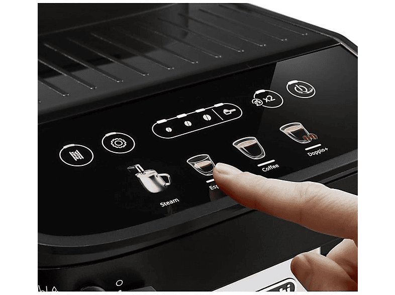 Cafetera express - Delonghi ECAM290_22_B, 15,0 bar, 1450 W, 0 ml, 2 tazas, Negro