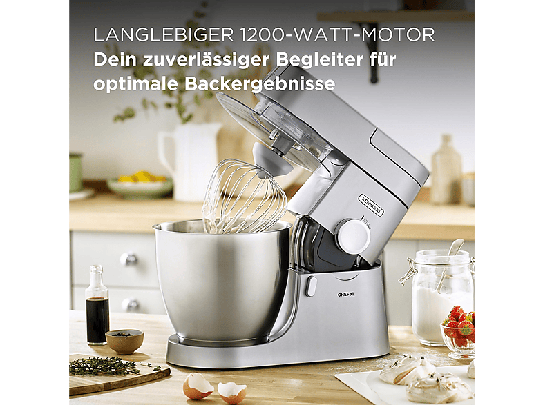 Robot de cocina - Kenwood 0W20011150, 1200 W, 6,7 l, Plata