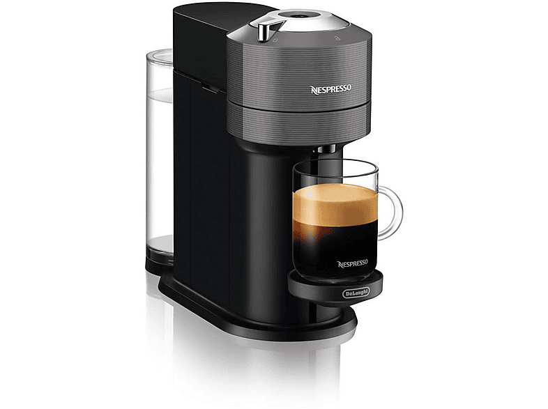 Cafetera de cápsulas - Delonghi ENV120.GY VERTUO NEXT GRIS, 0 bar, 1,1 l, 1500 W