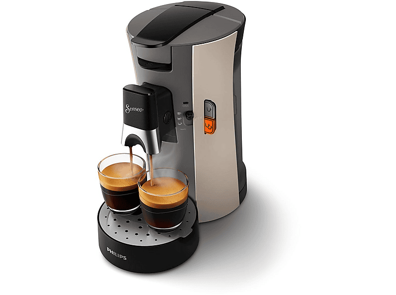 Cafetera de cápsulas - Philips CSA240/30, 1 bar, 1450 W, Gris