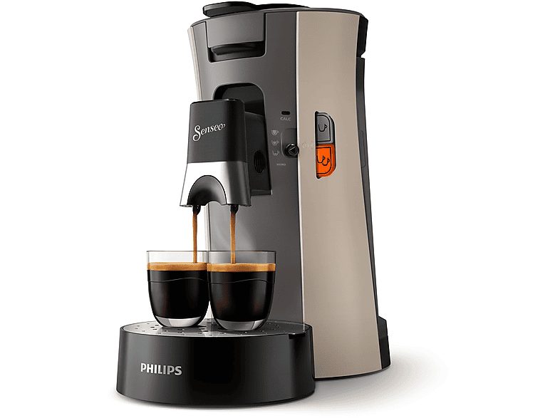 Cafetera de cápsulas - Philips CSA240/30, 1 bar, 1450 W, Gris