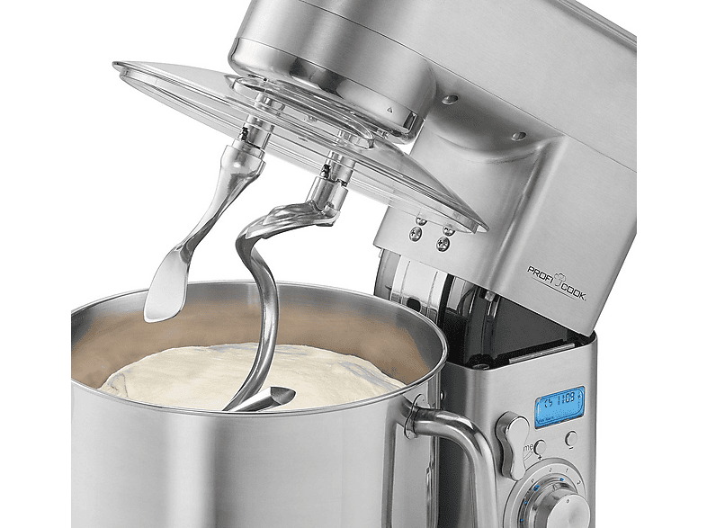 robot de cocina - Proficook KM1096, 1500 W, 10 l, Plata