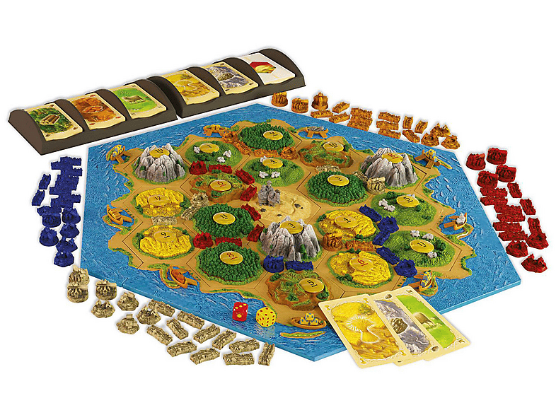 Juego de mesa - Kosmos Catan - 3D Edition, edad recomendada: 10 año(s), min 3, max 4 jugadores