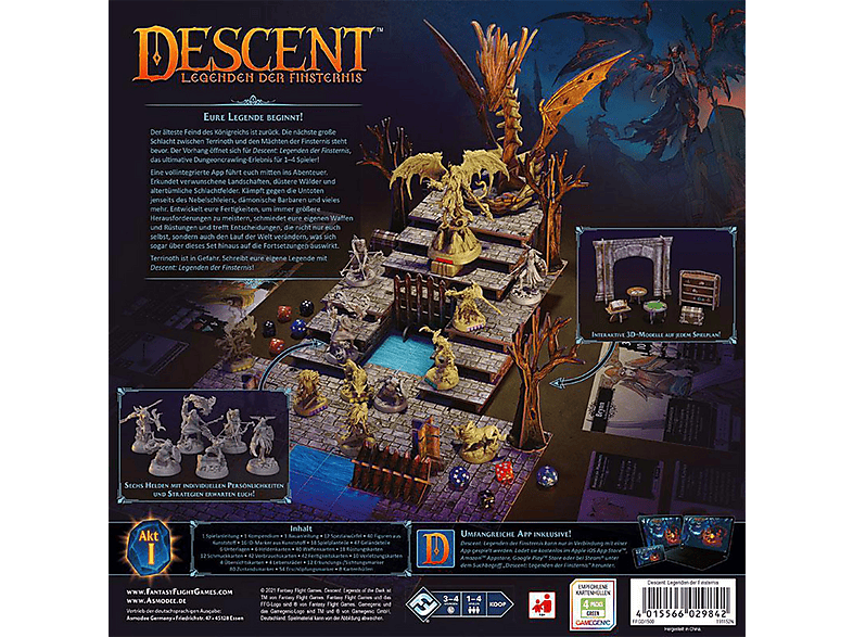 Juego de mesa - Fantasy Flight Games FFGD1500, edad recomendada: 14 año(s), min 1, max 4 jugadores