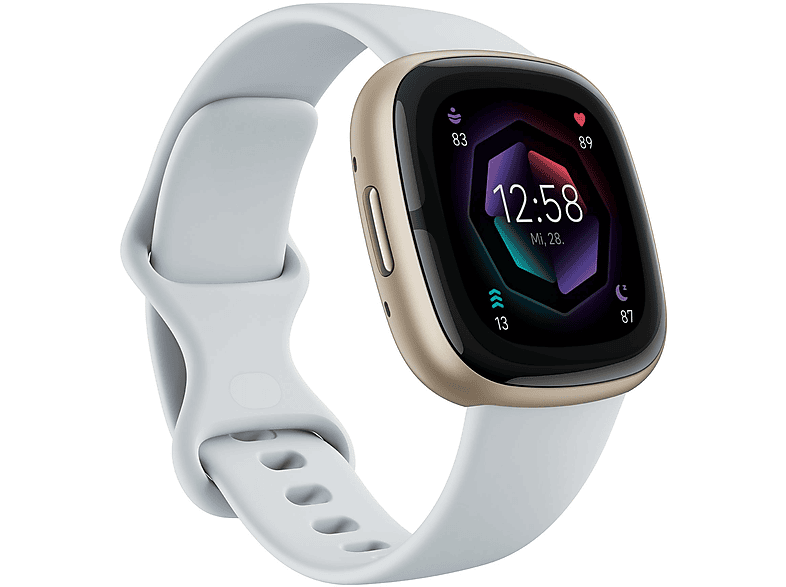 Smartwatch - Fitbit SENSE 2 AZUL ORO, 4.05 cm, Aluminio