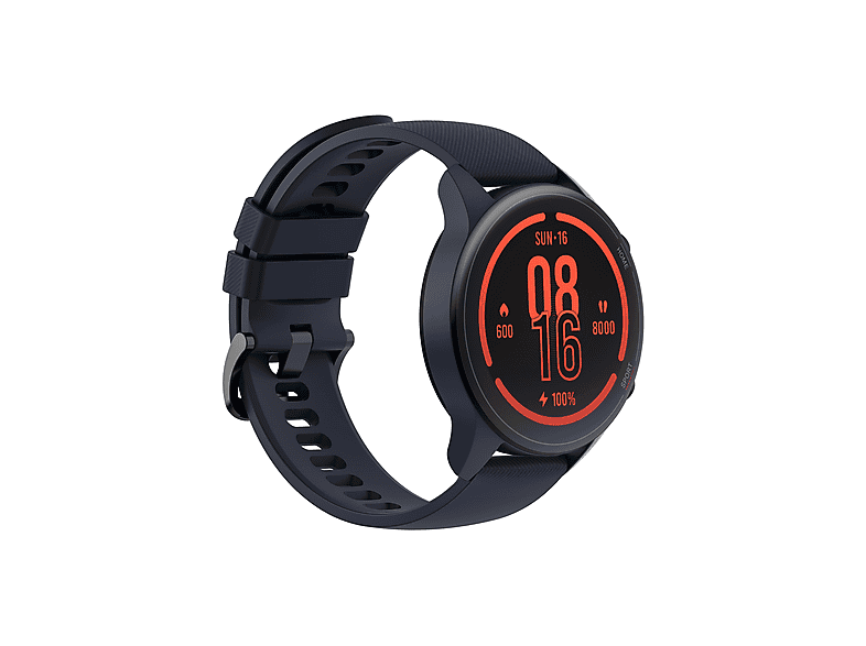 Smartwatch - Xiaomi MI WATCH (NAVY BLUE), 130-220mm, Poliuretano termoplastico (TPU), Azul