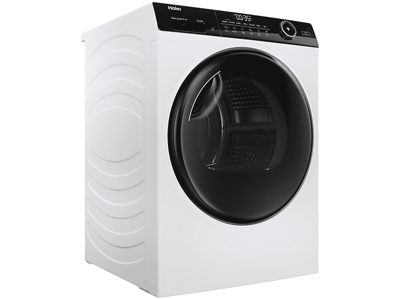 Secadora - Haier HD90-A3959S, Bomba de calor, 9,0 kg, 11 programas, Blanco