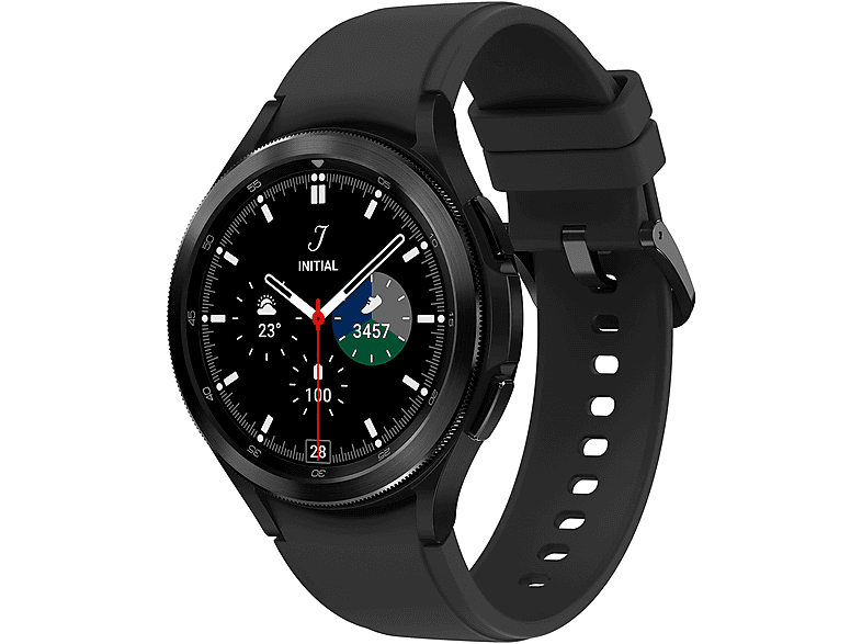 Smartwatch - Samsung SM-R890NZKAEUB, 45.5 mm, acero inoxidable, Negro