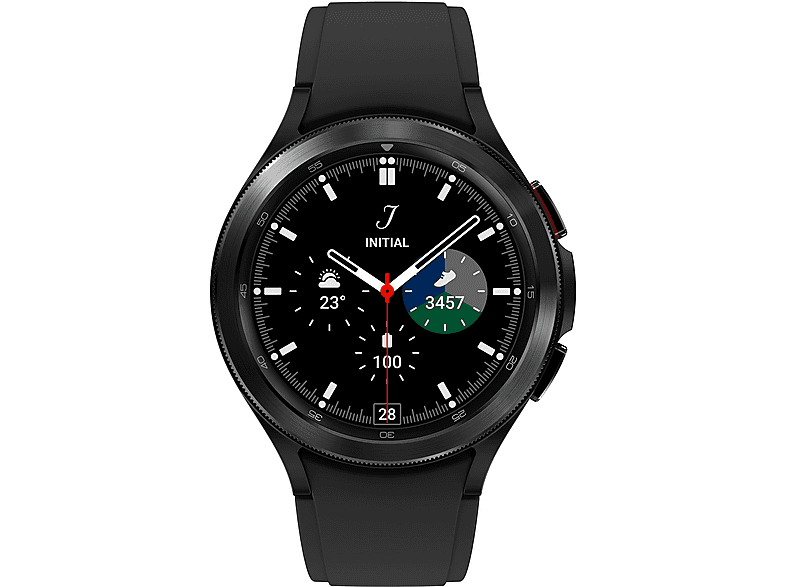Smartwatch - Samsung SM-R890NZKAEUB, 45.5 mm, acero inoxidable, Negro