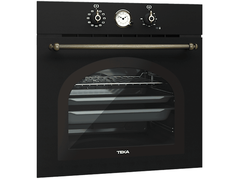 Horno multifunción - Teka 111010010 HRB 6300 AT, Integrable, Hidrolítica, 70 l, 53,7 cm, Negro