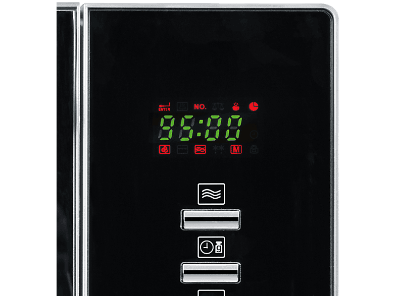 Microondas con Grill y Convección - Severin MW_7773, 800 W, 10 potencia, 14,3 l, Negro