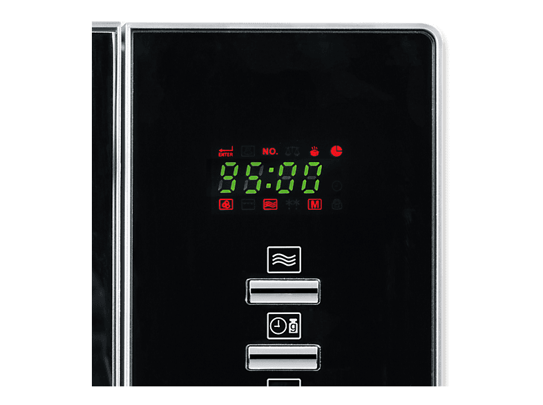 Microondas con Grill y Convección - Severin MW_7773, 800 W, 10 potencia, 14,3 l, Negro