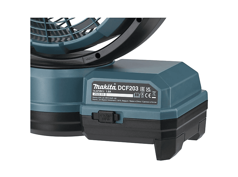 Ventilador de pie - Makita 0088381883894, 700 W, 3 velocidades, Negro