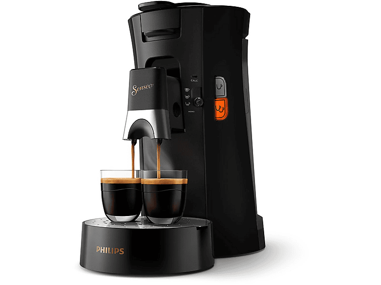 Cafetera de cápsulas - Philips CSA240/60, 1 bar, 1450 W, Negro