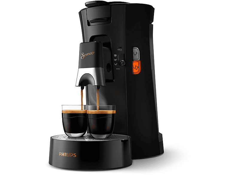 Cafetera de cápsulas - Philips CSA240/60, 1 bar, 1450 W, Negro
