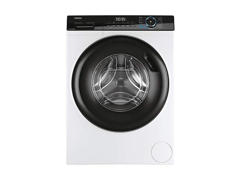 Lavadora carga frontal - Haier HW90-B14939-IB, 9 kg, 15 programas, Blanco