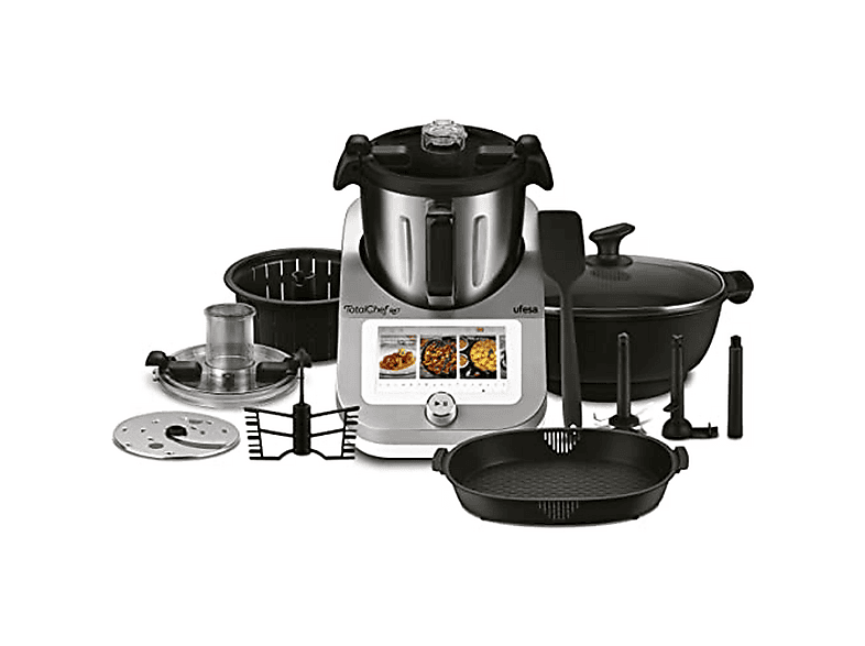 Robot de cocina - Ufesa RK7, 2000 W, Negro