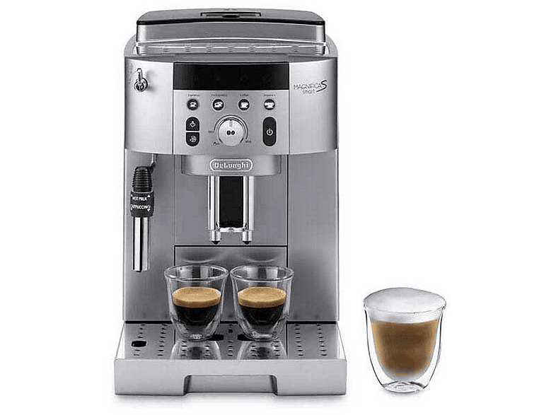 Cafetera express - Delonghi ECAM250.31.SB, 15 bar, 1450 W, 2 tazas, Plata