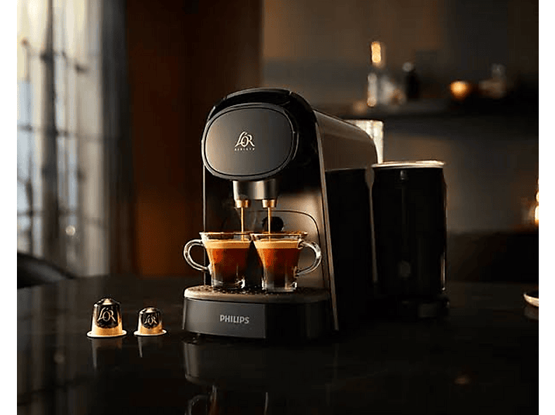 Cafetera de cápsulas - L'Or L'OR Barista LM8014/60, 19,0 bar, 1450 W, Negro