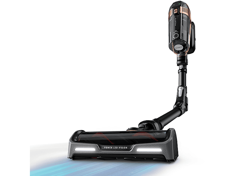 Aspirador escoba - Rowenta RH99F1, 550 W, Potencia de succión 230 AirWatt, Depósito 0,9 l, Autonomía 80 min, Negro