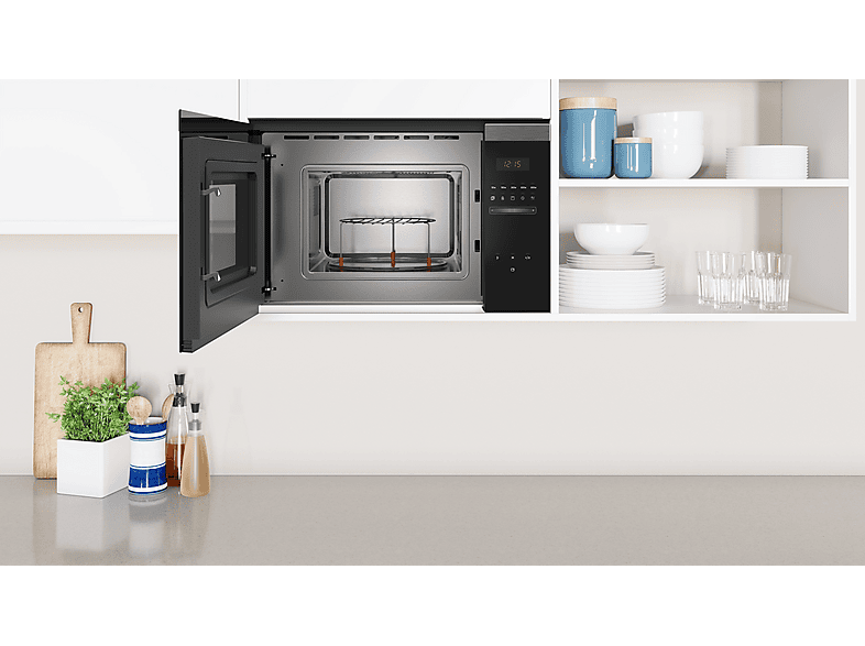 Microondas - Balay 3CG4172X2, 1270 W, 5 niveles potencia, 20 l, Inox