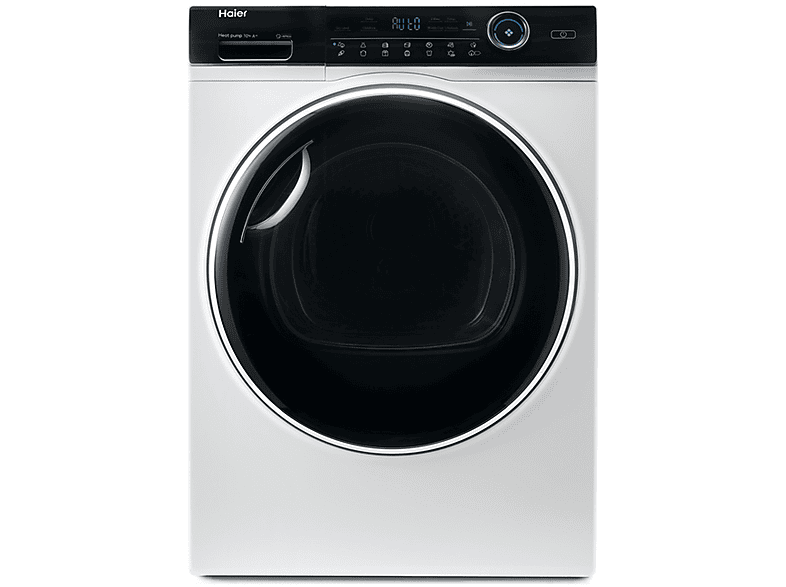 Secadora - Haier HD100A2979S, Bomba de calor, 10 kg, 14 programas, Blanco