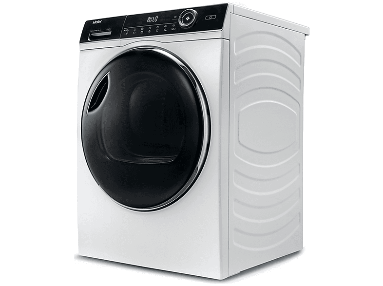 Secadora - Haier HD100A2979S, Bomba de calor, 10 kg, 14 programas, Blanco