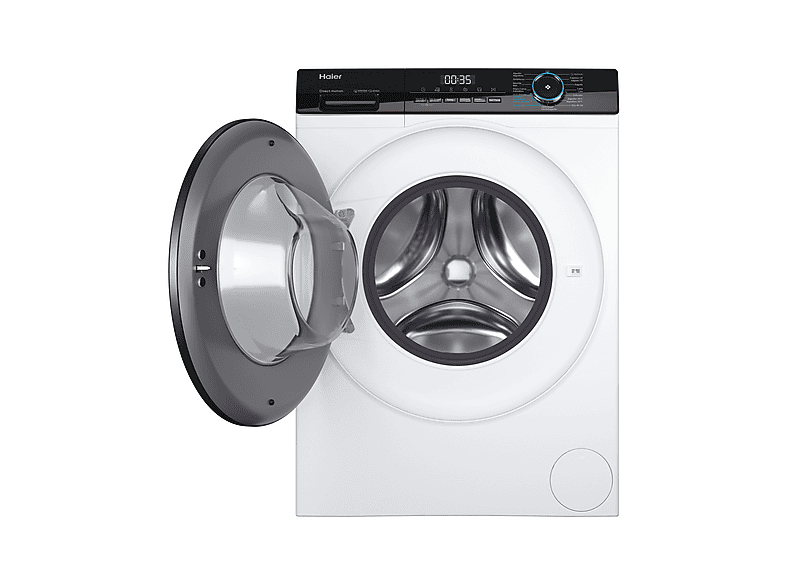 Lavadora carga frontal - Haier 31019081, 10 kg, 1400 rpm, 15 programas, Blanco
