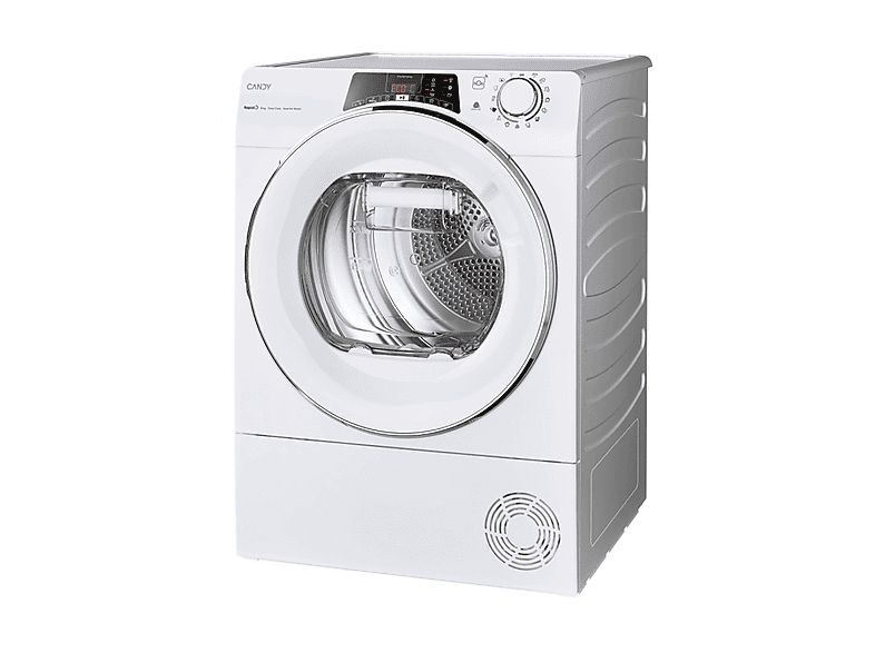 Secadora bomba de calor - Candy ROE H8A3TCEX-S, Bomba de calor, 8 kg, 14 programas, Blanco