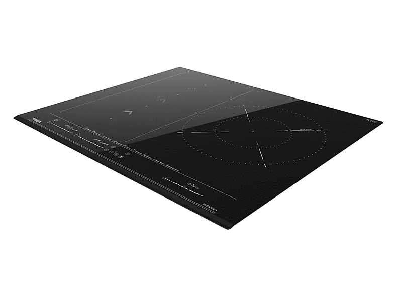 Placa de inducción - Teka 8434778011661, Flex zonas, 600 mm, Negro